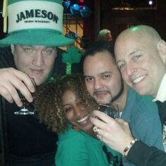 Patty's Day 2013 with V, Tim Basham and me.