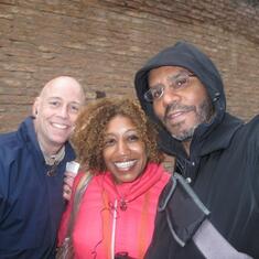 V, Frank and me at Alhambra Palace in Granada Spain