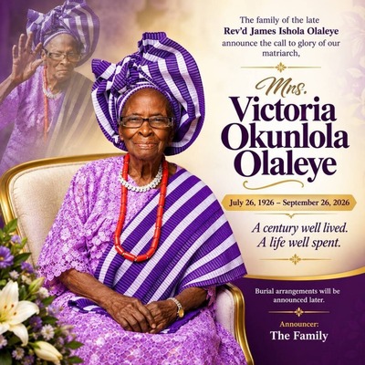 Victoria Okunlola Olaleye