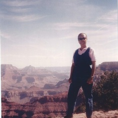 mom at Grand Canyon 1
