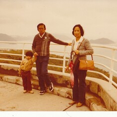Pic taken in Hong Kong  - with Mommy & Ryan circa 1980