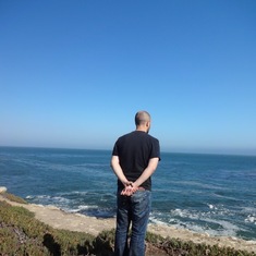 Santa Cruz after the GPI review. Vincent taught me how to spot sea otters!