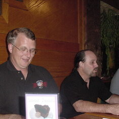 Vince Wyatt and co-workers back in 2003 at an EVO II project event with Rockwell Collins.
