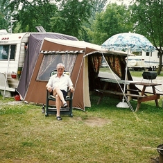 Vince may have worked away from home allot but he loved this little setup. His home away from home.