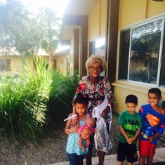 Happy National Womens’ Day!..Great Aunt Violet with her niece and 2 of her nephews. Tucson, AZ.