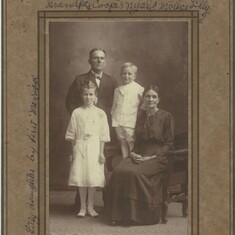 Warren Cooper, Virgil's grandfather, remarried after a divorce from Hattie. This is him w2nd Family.