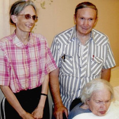 Lucy and Virgil spent many long hours caring for Rosa in the nursing home for 14 years. 