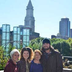 Ginny comes to Boston to celebrate the life of Matt Shea with Mike, Meg and Kathy May 2014