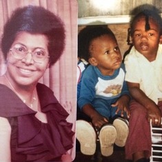 Aunti Jo & Grandsons Tyrone & Mikie