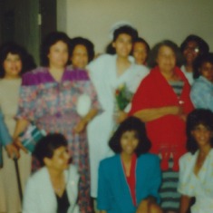 Niece Jan Taylors Nursing graduation in 1988, Aunti Jo yelled the loudest for me.  :) Taylor family, Owens Family and Spears family reppin.