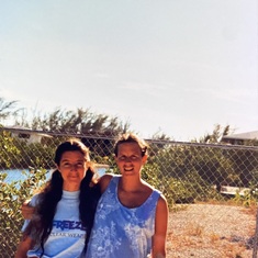 Miss Lynetty and Miss Ginny. Sugarloaf Key , sometime in the early 1980's