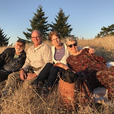 Sunset Memories with Miss Ginny and GP , Bolinas Ridge , August 2019