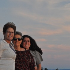 Miss Ginny , Miss Lynetty and Serenoa , Bolinas Ridge , August 2019 