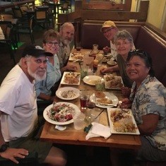Todd, Ginny , GP , Donny , Lynette and Janey , June 2017 , Florida Keys 