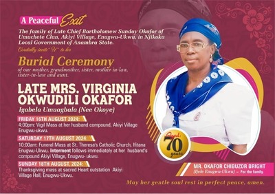 Virginia Okwudili Okafor