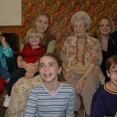 some of the Great Grandchildren Thanksgiving 2008