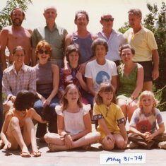 Another group photo - Family & Friends - May 1974