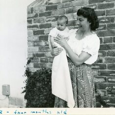 Mom & Laurie - 1952