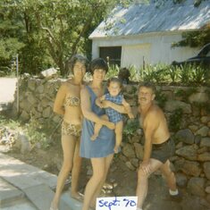 Mom, Dad, Jacquie & Heather - Sept. 1970