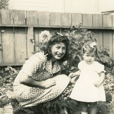 with Jacquie - 13 mos 1943