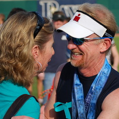 Ken and Ginger after the race