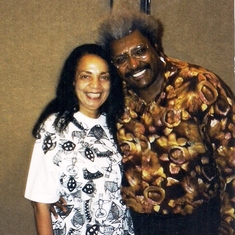 Vivian with Don King