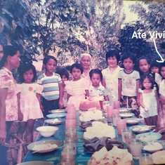 Me @5 Ate Vivien turning 14 y.o photo was  taken  April 28,1986