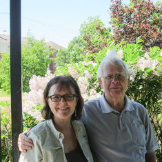 Anne with Jim, Charlottetown 2015.