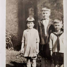 Charlotte, Duncan, Jim, 1928 or 1929.