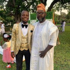 He came all the way to Ghana for my wedding. December 2019. Rest well Chief
