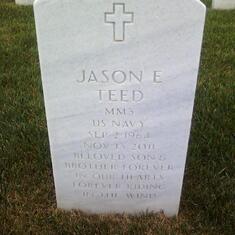 Wally's oldest son Jason is buried here in cemetery
