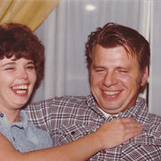 Wally and Margy, in 1976 Happy days, and two beautiful smiles..