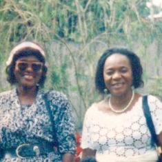 Wally's Mom and sister in-law Late Aunty Voma. Her love for Wally was exceptional. Wally is now rejoicing with her for eternity.