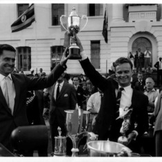 Billy Young 1964 Collecting Trophies