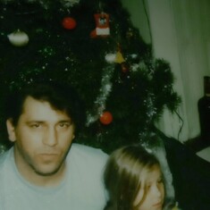 My Dad and I at Christmas time