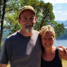 Holly and Walt on Galiano Island, BC 2015