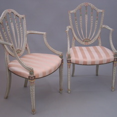 Shieldback chairs built by Walt