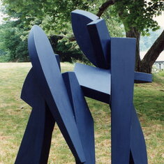Afro Blue - Walt's sculpture