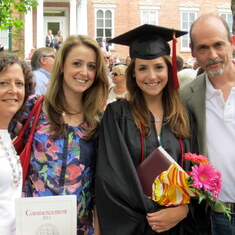 The graduate and family