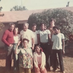 Walt, Herman, Mabel, Skip, Lee & Brian and other friends (the tall one looks like Lester Horton from our gymnastics team)