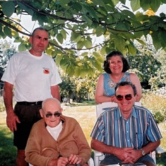 L to R: Eric, Afanasi, Erika and Walter Koslowski.