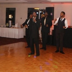 Wally, doing what he Loves to DO. Singing some Motown at my Husbands Surprise 50th BDay Party in April. 2012'