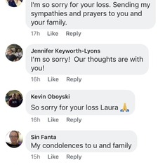 Facebook Condolences 