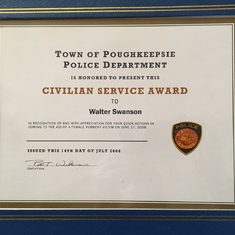 Civilian Service Award July 14th 2006