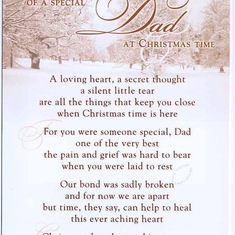1st Christmas Without My Dad 