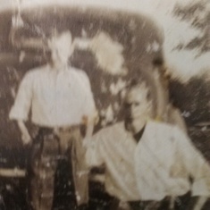 Gramps and daddy 1947