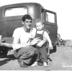 Dad - Walt by the Essex  May 1947