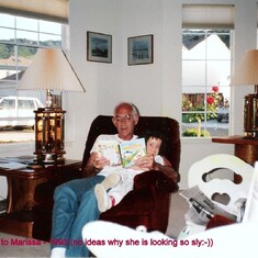 Dad reading to Marissa - San Jose - 1993(1)