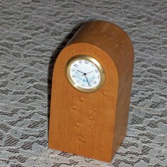 Clock made by Walter gift to Judy