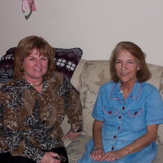 Mom and her Ohio pastor - Joyce- what great ladies!